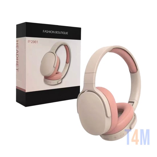 Auriculares Inalámbricos P2961 Fashion Boutique Rosa